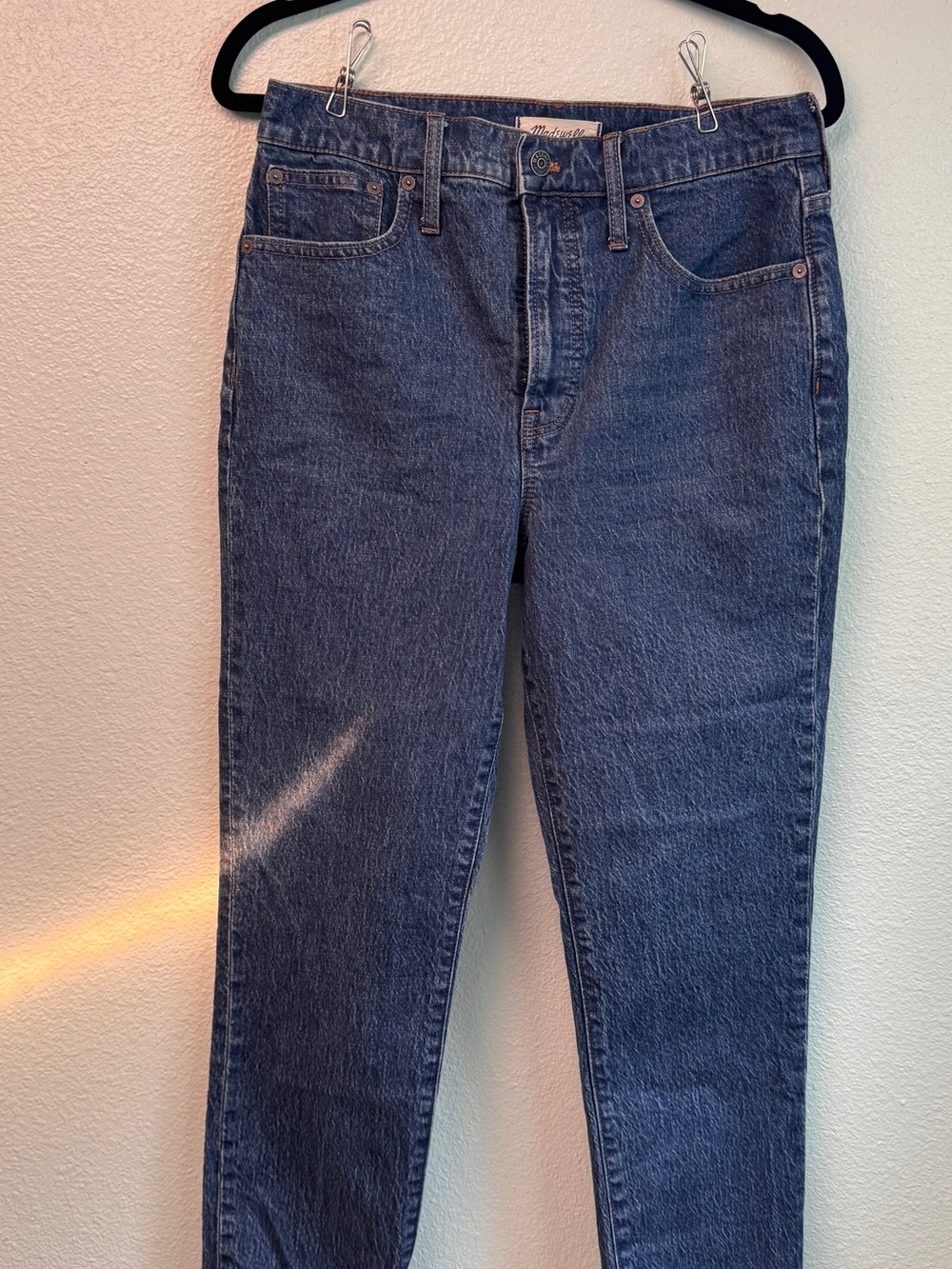 Madewell Women's Skinny Jeans — Dark Blue Wash